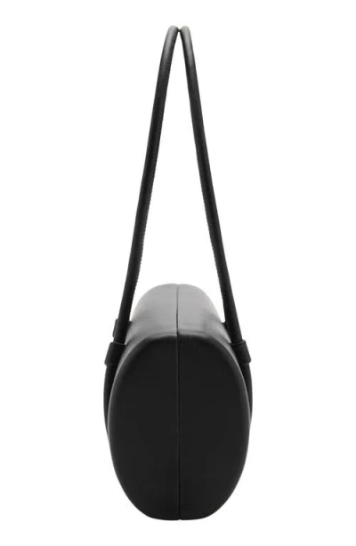 Mango Double Handle Clutch In Black