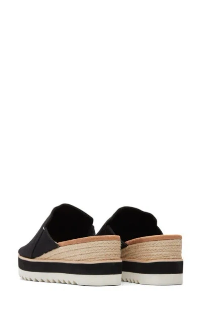 Toms Diana Wedge Sandal In Black