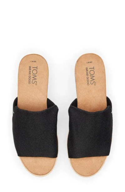Toms Diana Wedge Sandal In Black