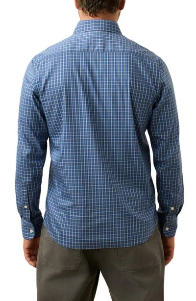 Faherty The Movement Button-up Shirt In Blue