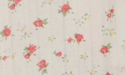 Abound After Hours Pointelle Pajamas In White