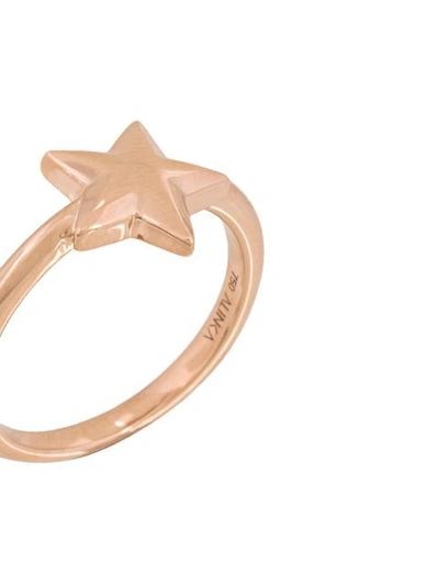 Shop Alinka 'stasia' Single Star Ring In Metallic