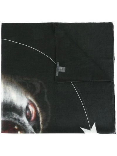 Shop Givenchy Monkey Brothers Printed Scarf