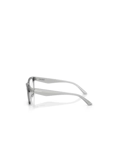 Versace Square-frame Glasses In Gray