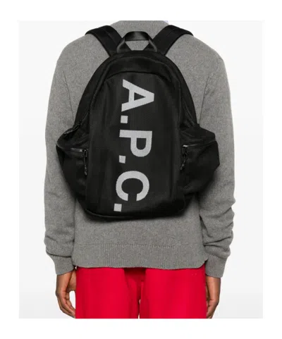 Apc A.p.c. Tech Rebound Backpack In Black
