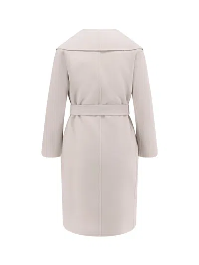 Max Mara Long-sleeved Coat In Brown