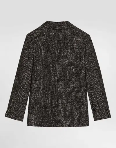 Dolce & Gabbana Dolce  Gabbana Kids Double-breasted Jacket In Multi