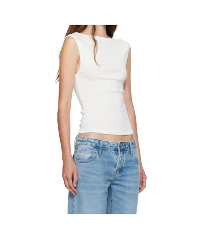 St Agni Organic Cotton Ballerina Top In White