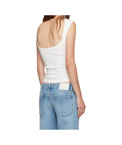 St Agni Organic Cotton Ballerina Top In White