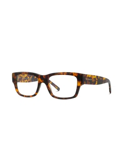 Givenchy Eyewear Rectangle Frame Glasses In Metallic