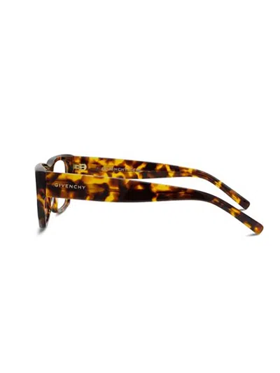 Givenchy Eyewear Rectangle Frame Glasses In Metallic