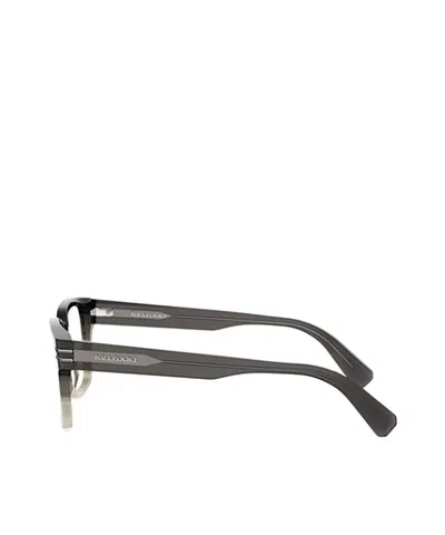 Bvlgari Bulgari Rectangular Frame Glasses In Green