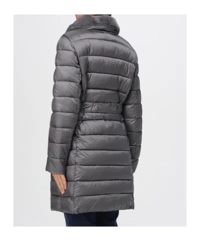 Michael Michael Kors Packable Quilted Puffer Coat In Gray