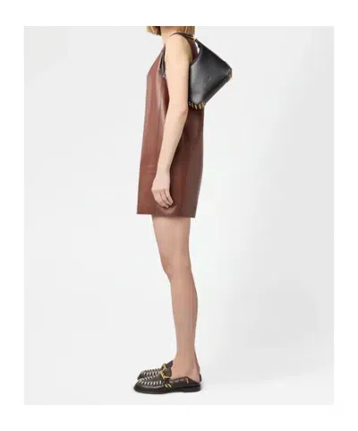 Tod's Metal Dots Mini Leather Shoulder Bag In Black