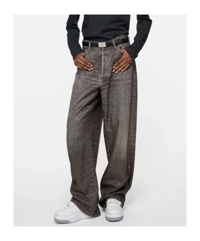 Acne Studios Touch-strap Platform Sneakers In White