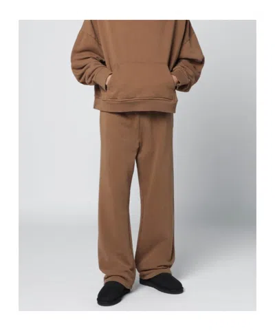 Entire Studios Mens Dune Straight-leg Relaxed-fit Cotton Jogging Bottoms Xl In Brown