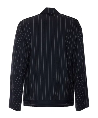Y-3 Black Refined Wool Ut Blouson Jacket
