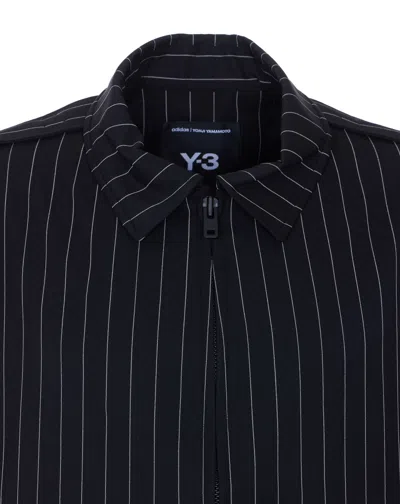 Y-3 Black Refined Wool Ut Blouson Jacket