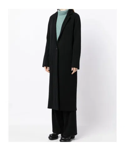 Lisa Yang Single-breasted Fitted Coat In Black