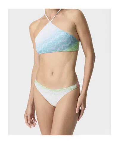 Missoni Bikini With Tie Dye Pattern In Blue
