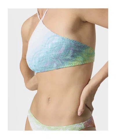 Missoni Bikini With Tie Dye Pattern In Blue