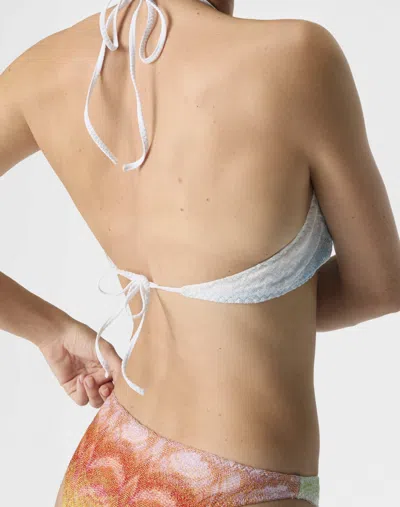 Missoni Bikini With Tie Dye Pattern In Blue