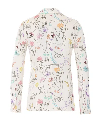 Circolo 1901 Patterned Blazer In Purple