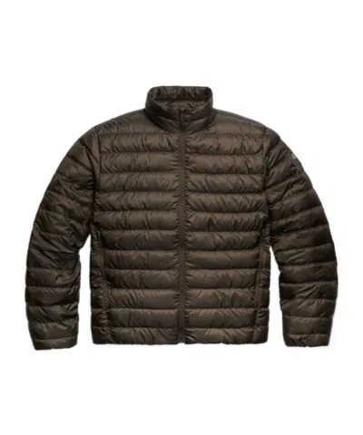 Canada Goose Nylon Down Jacket In Brown
