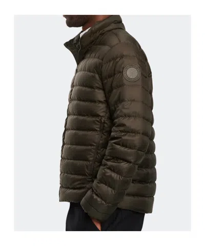 Canada Goose Nylon Down Jacket In Brown