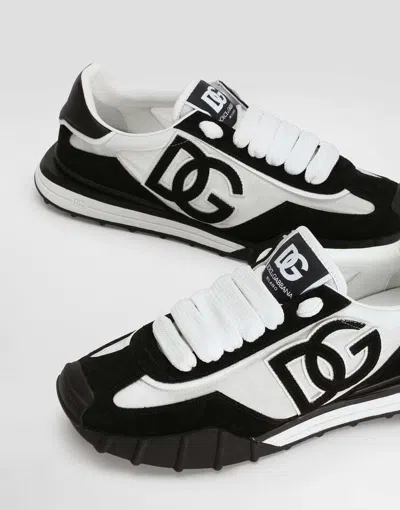 Dolce & Gabbana Statement Low-top Sneakers In Black