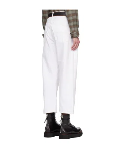 R13 Belt Loop Jeans In White