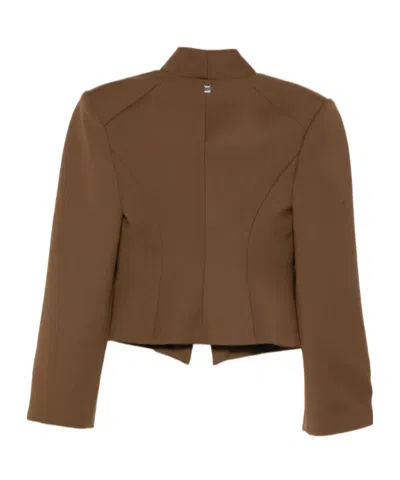 Giuseppe Di Morabito Button-front Jacket In Brown
