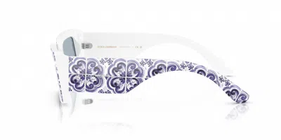 Dolce & Gabbana Rectangular Sunglasses In Multi