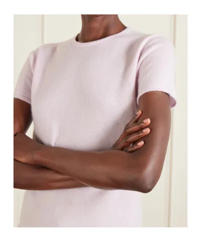 Co Cashmere And Silk-blend T-shirt In Multi