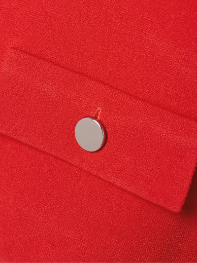 Veronica Beard Cropped Jacket In Red