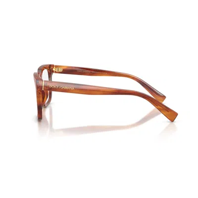 Dolce & Gabbana Full Frame Plain Mirror In Brown