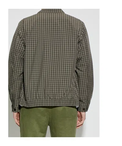Samsoe & Samsoe Long-sleeved Casual Jacket In Green