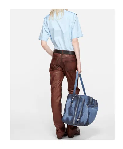 Acne Studios Patch-pocket Shirt In Blue