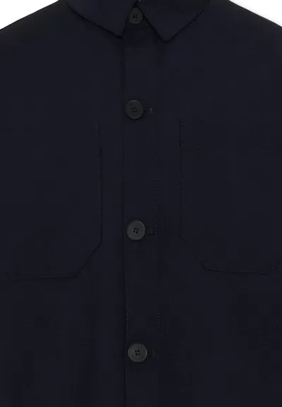 Givenchy Buttoned Pocket Suit Jacket In Blue