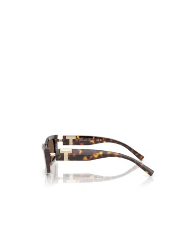 Tiffany & Co 0tf4240u Tortoiseshell Acetate Sunglasses In Brown