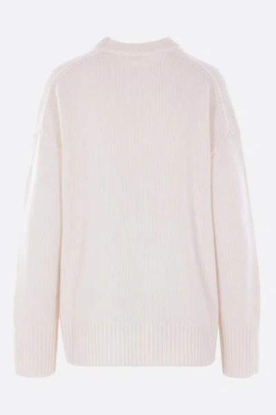 Co Wool Chunky Sweater In White