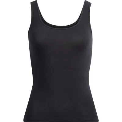 Nordstrom Seamless Square Neck Tank In Black