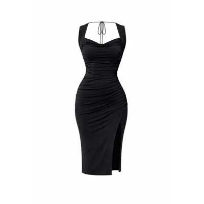 Monice London Women's Aniya Midi Dress - Black | ModeSens