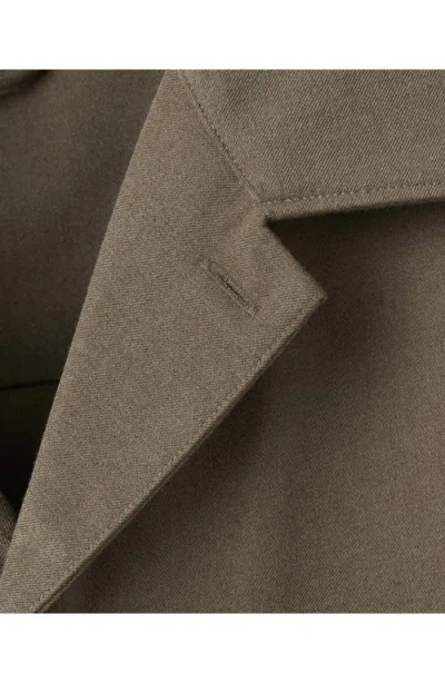 Mango Regular Fit Overshirt In Green
