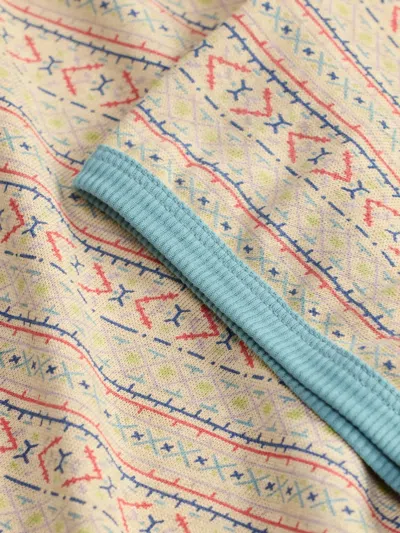 Rrl Geometric-pattern T-shirt In Neutral