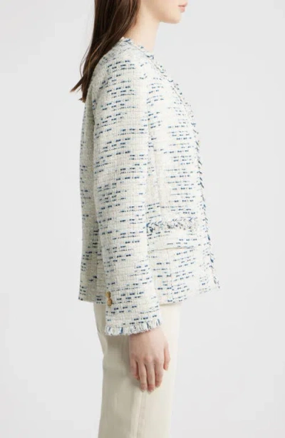 Kobi Halperin Sapphire Tweed Jacket In Multi