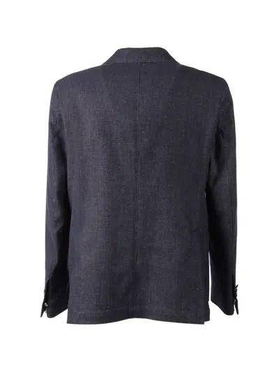 Brera Double-breasted Jacket In Blue