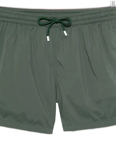 Fedeli Drawstring Swim Shorts In Green