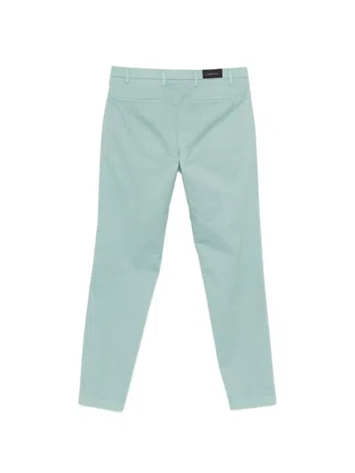 Michael Coal Buttoned Trousers In Blue