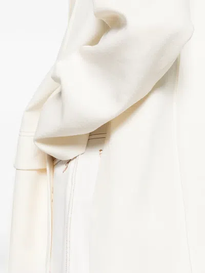 Eleh Flap-pockets Blazer In White